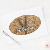 Silvertone 'V' Logo Sticker (Envelop)