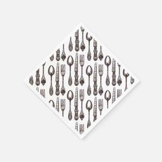  Silverware  Artisan Classic Foodie Servet (Hoek)