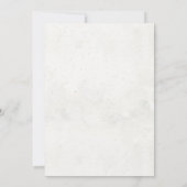 Silverware bruiloft repetitie diner uitnodiging (Achterkant)