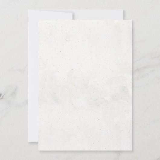 Silverware bruiloft repetitie diner uitnodiging (Achterkant)