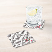 Silverware Classic Foodie Initiaal Kartonnen Onderzetters (Insitu)
