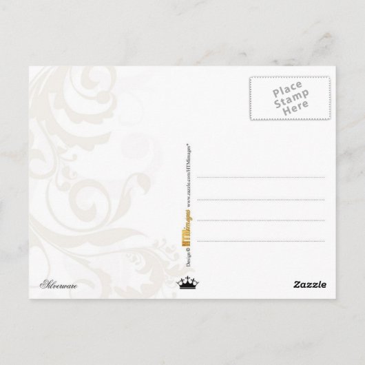 Silverware-Collectie Briefkaart (Achterkant)