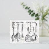 Silverware-Collectie Briefkaart (Staand voorkant)