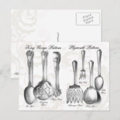 Silverware-Collectie Briefkaart (Voorkant / Achterkant)