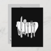 Silverware Custom Menu Flyer-Sjabloon (Voorkant / Achterkant)