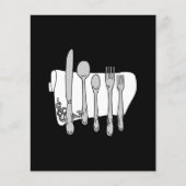 Silverware Custom Menu Flyer-Sjabloon (Voorkant)