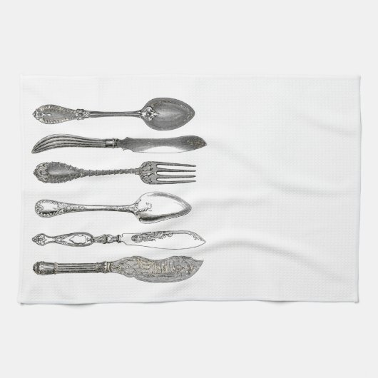  Silverware Cutlery Theedoek (Horizontaal)