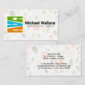 Silverware Food Logo | Visitekaartje groenten (Voorkant / Achterkant)