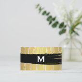 Silverware Gold geborsteld Visitekaartje (Staand voorkant)