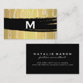 Silverware Gold geborsteld Visitekaartje (Voorkant / Achterkant)