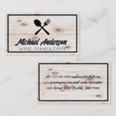 Silverware Logo | Raad van bestuur van Wooden Visitekaartje (Voorkant / Achterkant)