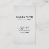 Silverware Visitekaartje (Achterkant)