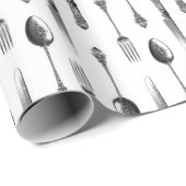 Silverwarepatroonpapier Cadeaupapier (Rol Hoek)