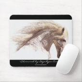 "SILVERWIND" Hengst Paardenliefhebber's Mousepad Muismat (Met muis)