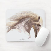 "SILVERWIND" Hengst Paardenliefhebber's Mousepad Muismat (Met muis)