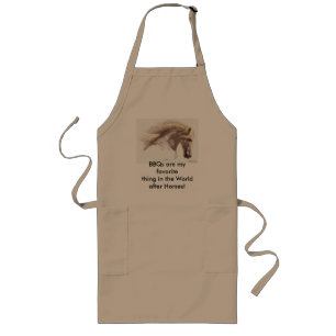 SILVERWIND’ Horse Lovers BBQ Apron Lang Schort