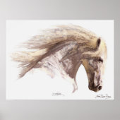 SILVERWIND (water-kleur) Art Poster (Voorkant)