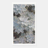 Silvery Blue Succulents Servet (Voorkant)