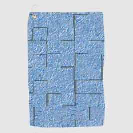 Silvery blue textuur met mozaïekeffect en reliëf golfhanddoek