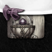 Silvery Cauldron met Paarse Crystal Ball Badmat
