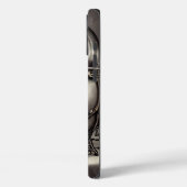 Silvery  Cauldron met Paarse Crystal Ball Case-Mate iPhone Case (Achterkant / Links)