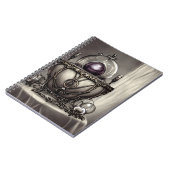 Silvery  Cauldron met Paarse Crystal Ball Notitieboek (Linkerzijde)