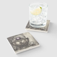 Silvery Cauldron met Paarse Crystal Ball