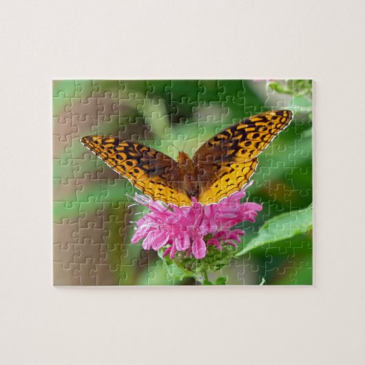 Silvery Checkerspot Butterfly Jigzaag Puzzle Legpuzzel (Horizontaal)