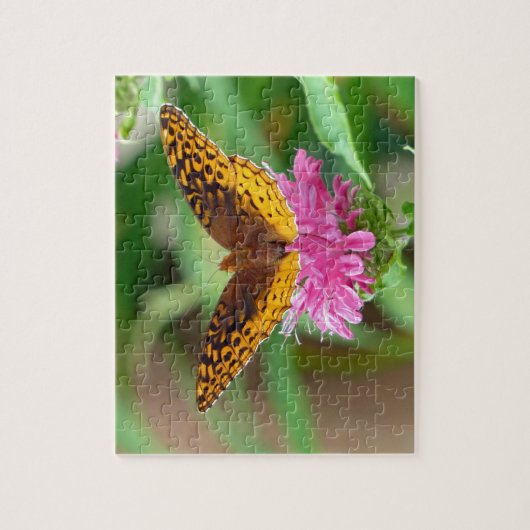 Silvery Checkerspot Butterfly Jigzaag Puzzle Legpuzzel (Verticaal)