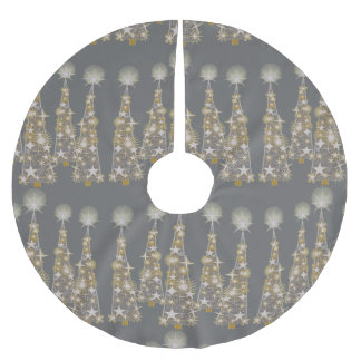 Silvery en gouden kerstbomen kerstboom rok