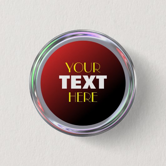 Silvery-knop voor tekst, logo, afbeelding ronde button 3,2 cm (Voorkant)