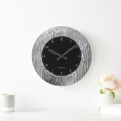 Silvery Melding Glas in lood look Grote Klok (Huis)