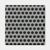 Silvery Metal Mesh Magneet (Voorkant)