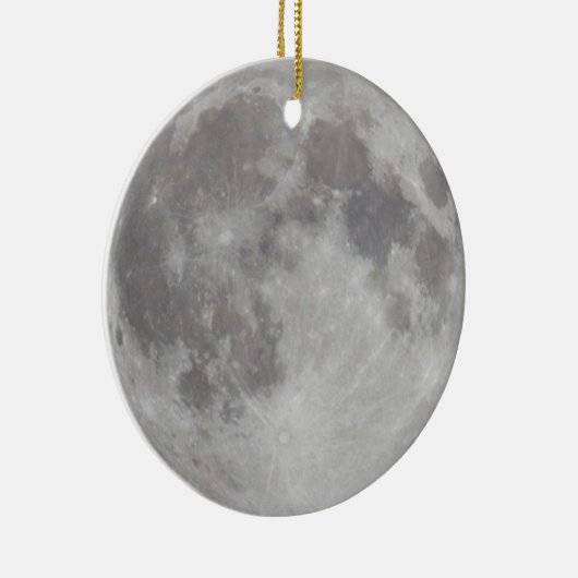 Silvery Moon-versiering Keramisch Ornament (Rechts)