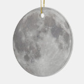 Silvery Moon-versiering Keramisch Ornament (Links)