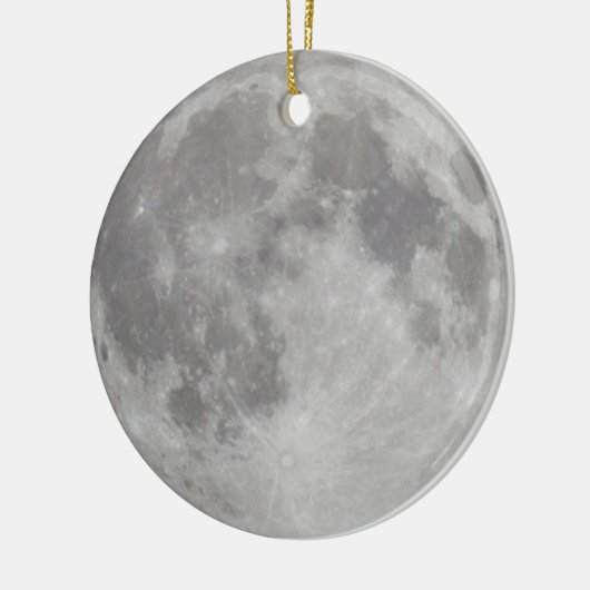 Silvery Moon-versiering Keramisch Ornament (Links)
