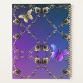 Silvery Rozen met naam Planner (Achterkant)