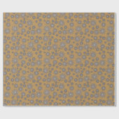 Silvery Snowflakes Cadeaupapier (Vlak)