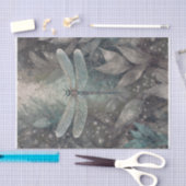 Silvery Sparkle, Midnight Wings Dragonfly Tissuepapier (Craft)