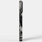 Silvery Steampunk Cauldron Spellbooks and Potions Case-Mate iPhone Case (Achterkant / Rechts)