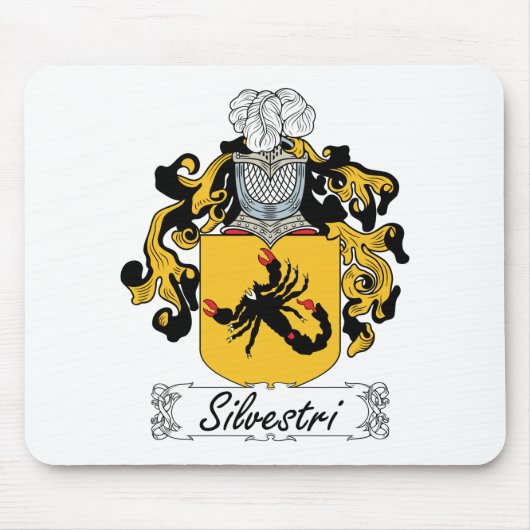 Silvestri Family Crest Muismat (Voorkant)
