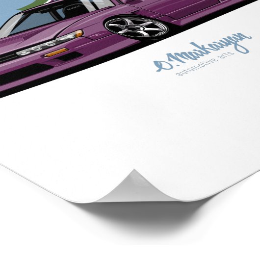 Silvia S13 Poster (Hoek)