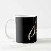 Silvia white gold Handwriting Tasse Kaffeetasse Koffiemok (Links)