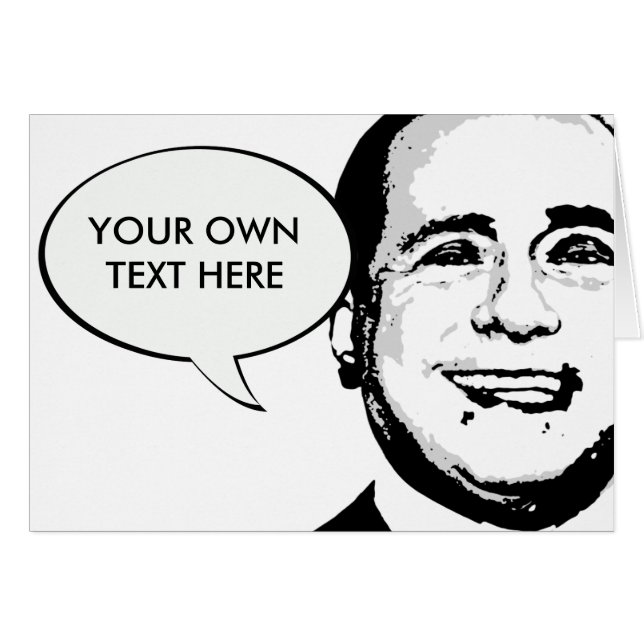 Silvio Berlusconi (Voorkant Horizontaal)