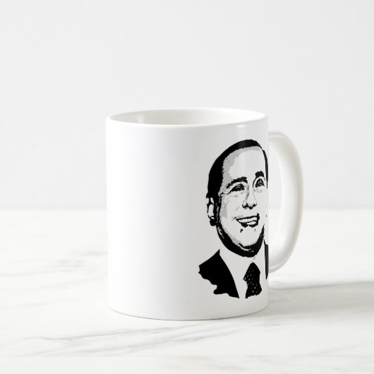 Silvio Berlusconi Koffiemok (Voorkant rechts)