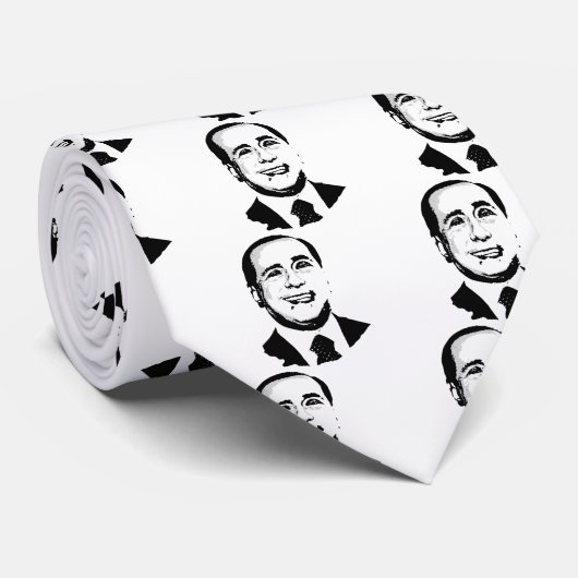 Silvio Berlusconi Stropdas (Opgerold)