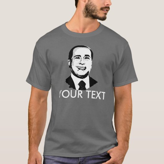 Silvio Berlusconi T-shirt (Voorkant)
