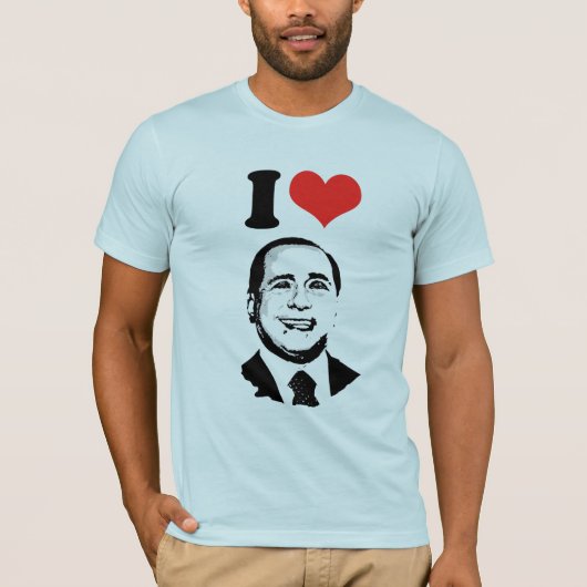 Silvio Berlusconi T-shirt (Voorkant)