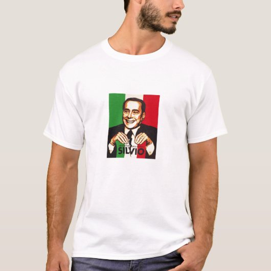Silvio Berlusconi T-shirt (Voorkant)