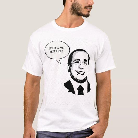 Silvio Berlusconi T-shirt (Voorkant)